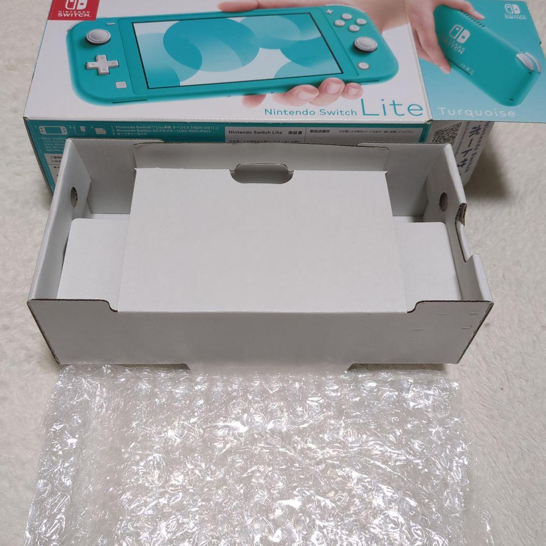 【美品】Switch Lite ターコイズ(本体、ケース、クリーナー）箱付き