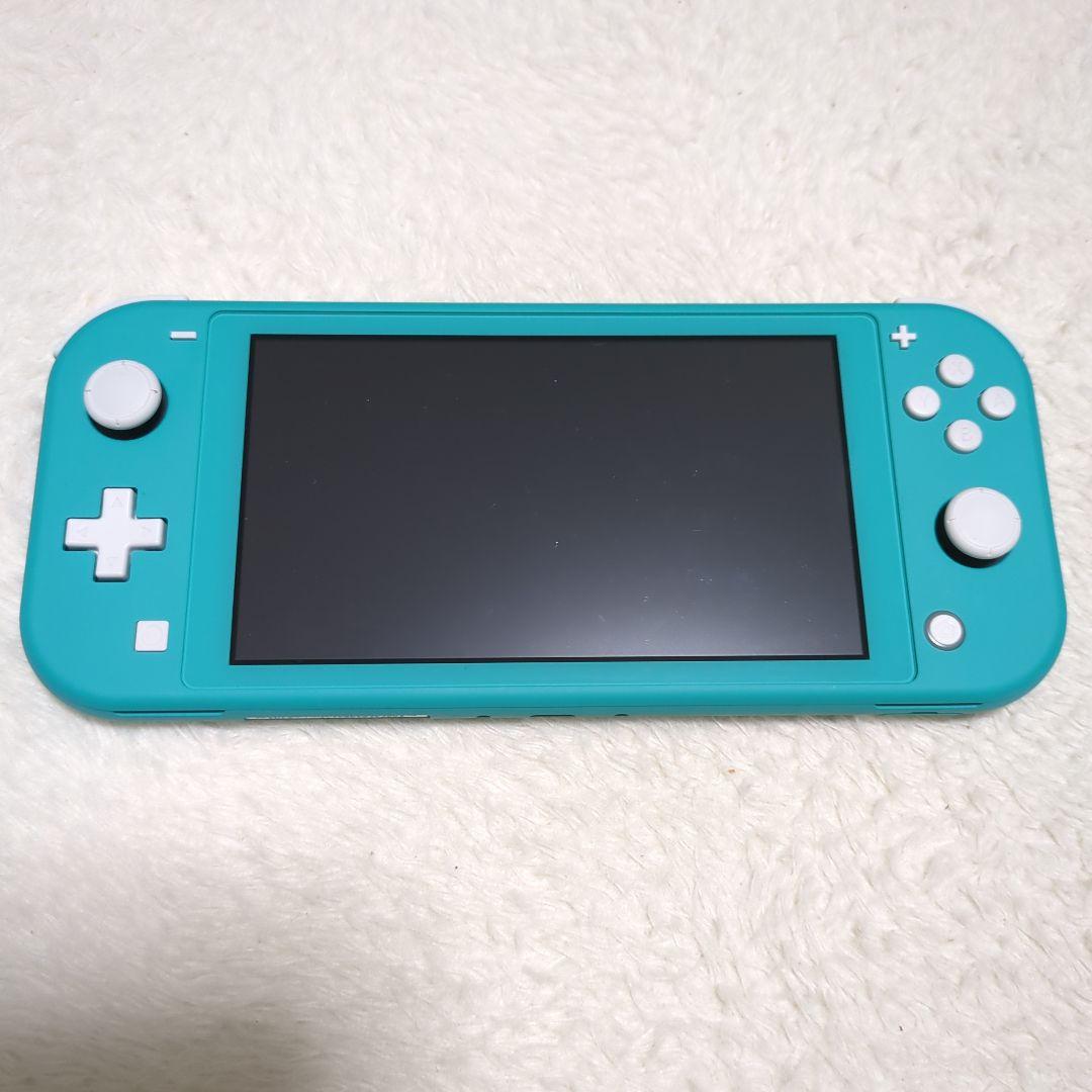 【美品】Switch Lite ターコイズ(本体、ケース、クリーナー）箱付き