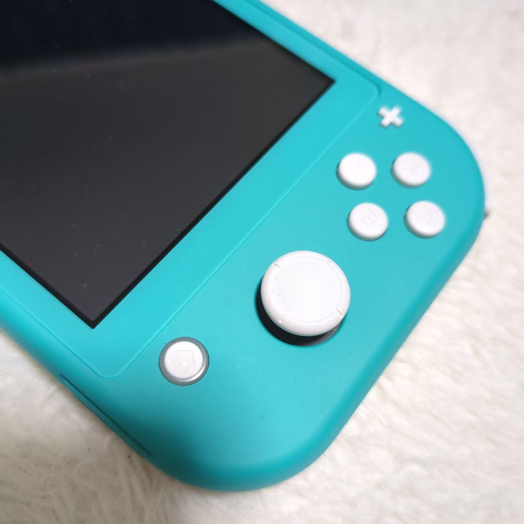 【美品】Switch Lite ターコイズ(本体、ケース、クリーナー）箱付き