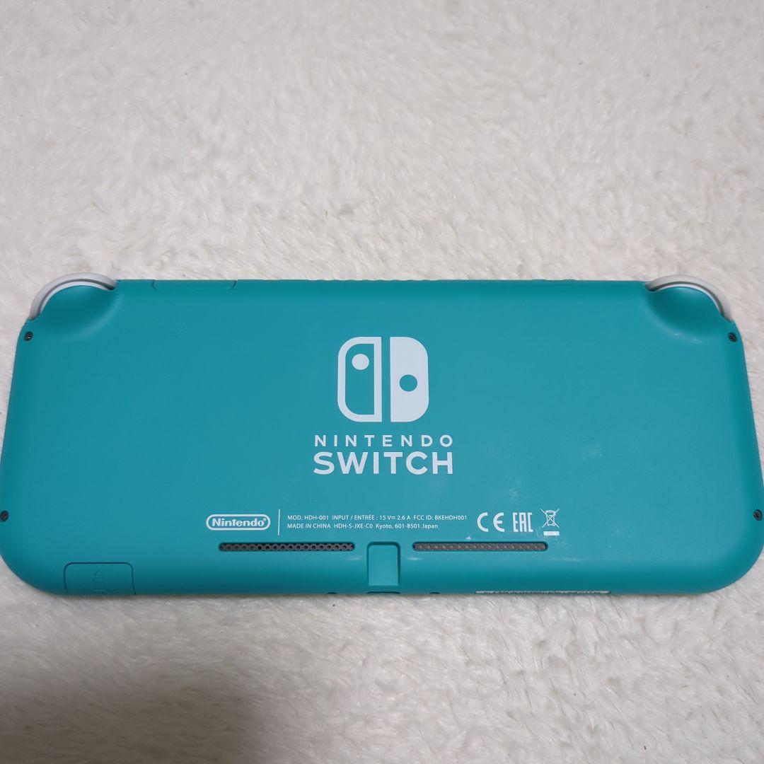 【美品】Switch Lite ターコイズ(本体、ケース、クリーナー）箱付き