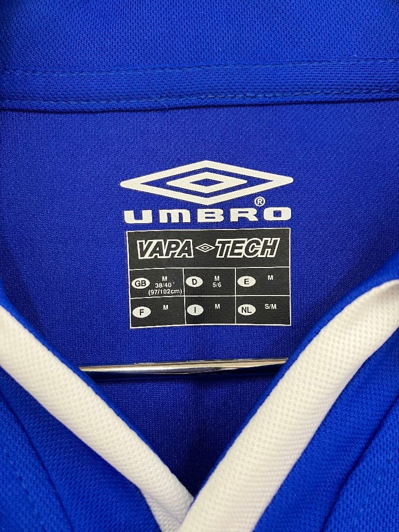 02-03 チェルシー　グジョンセン　アンブロオフィシャル　長袖ユニフォーム