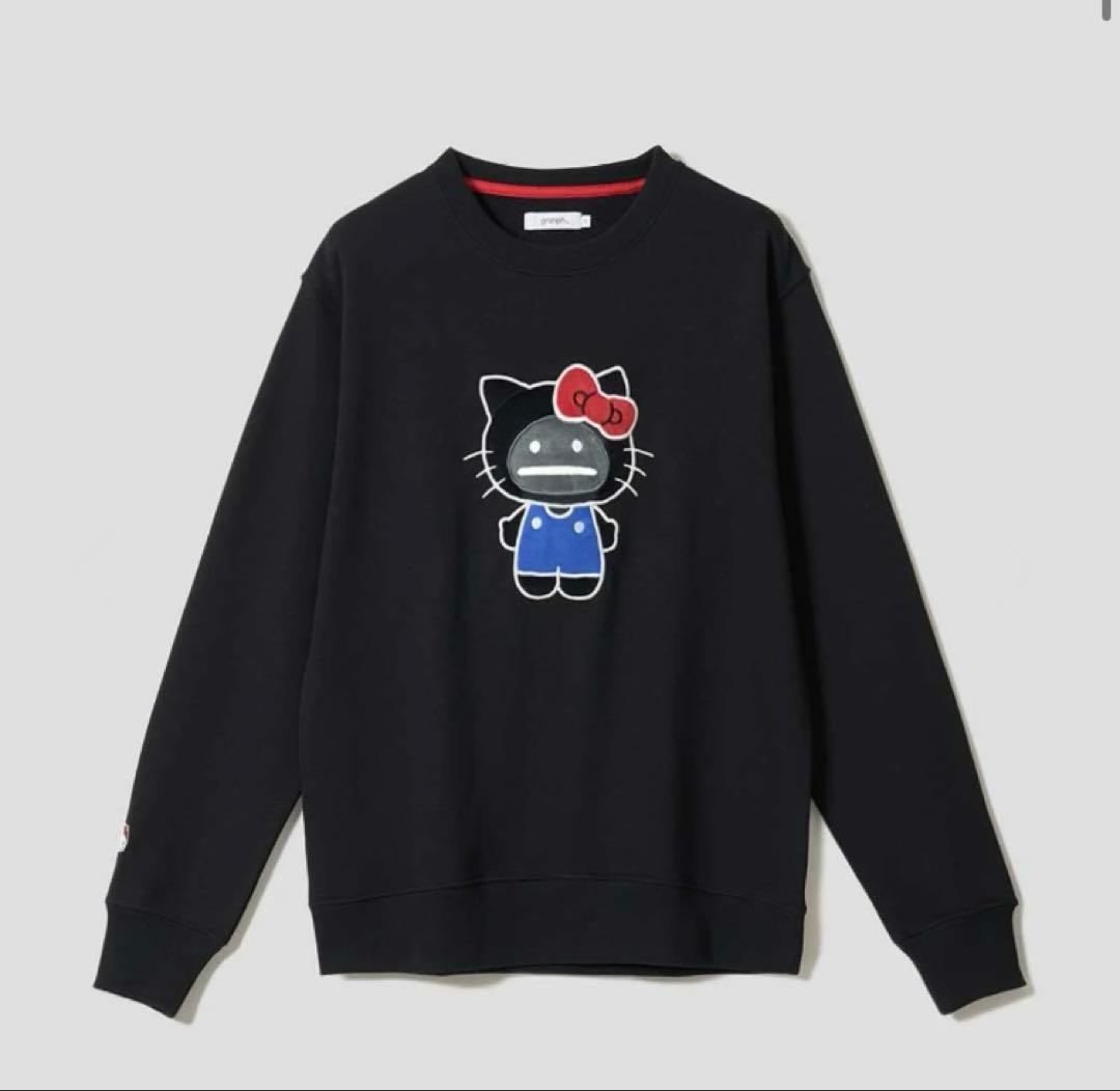 HELLO SHADOW｜裏毛スウェット　グラニフ　キティ　L
