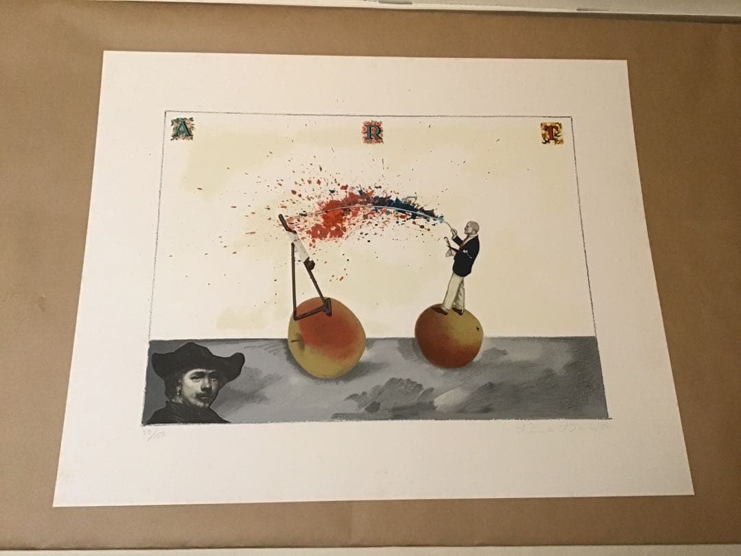 値下げ★ポール・デイヴィス/デービス★リトグラフ【Big  Apple】1985