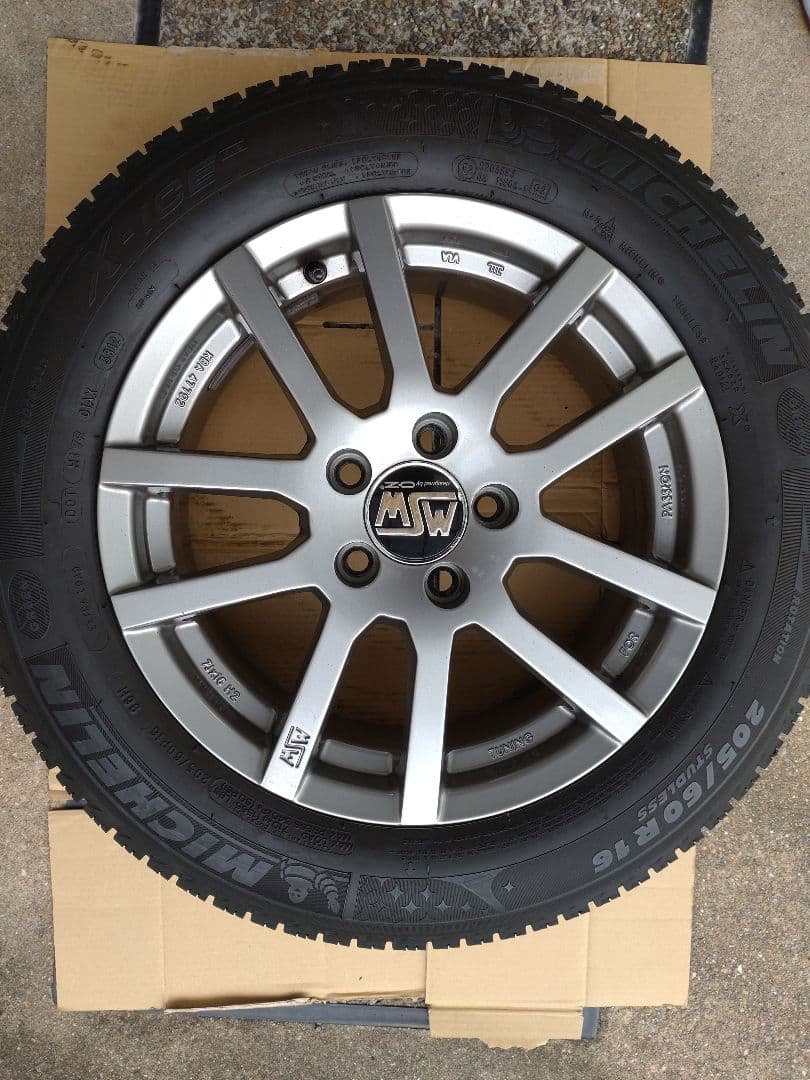 【栄光1/4】スタッドレスタイヤ用アルミホイール　1/4