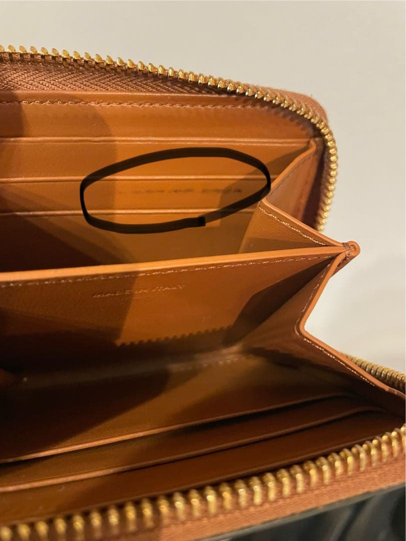 【購入証明有】セリーヌコンパクト ジップウォレット キュイル トリオンフ タン