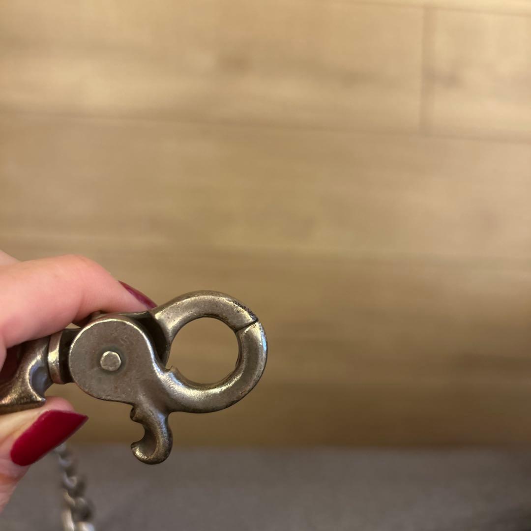 値下げ　ルードギャラリー　スカルデザイン ウォレットチェーン RG刻印