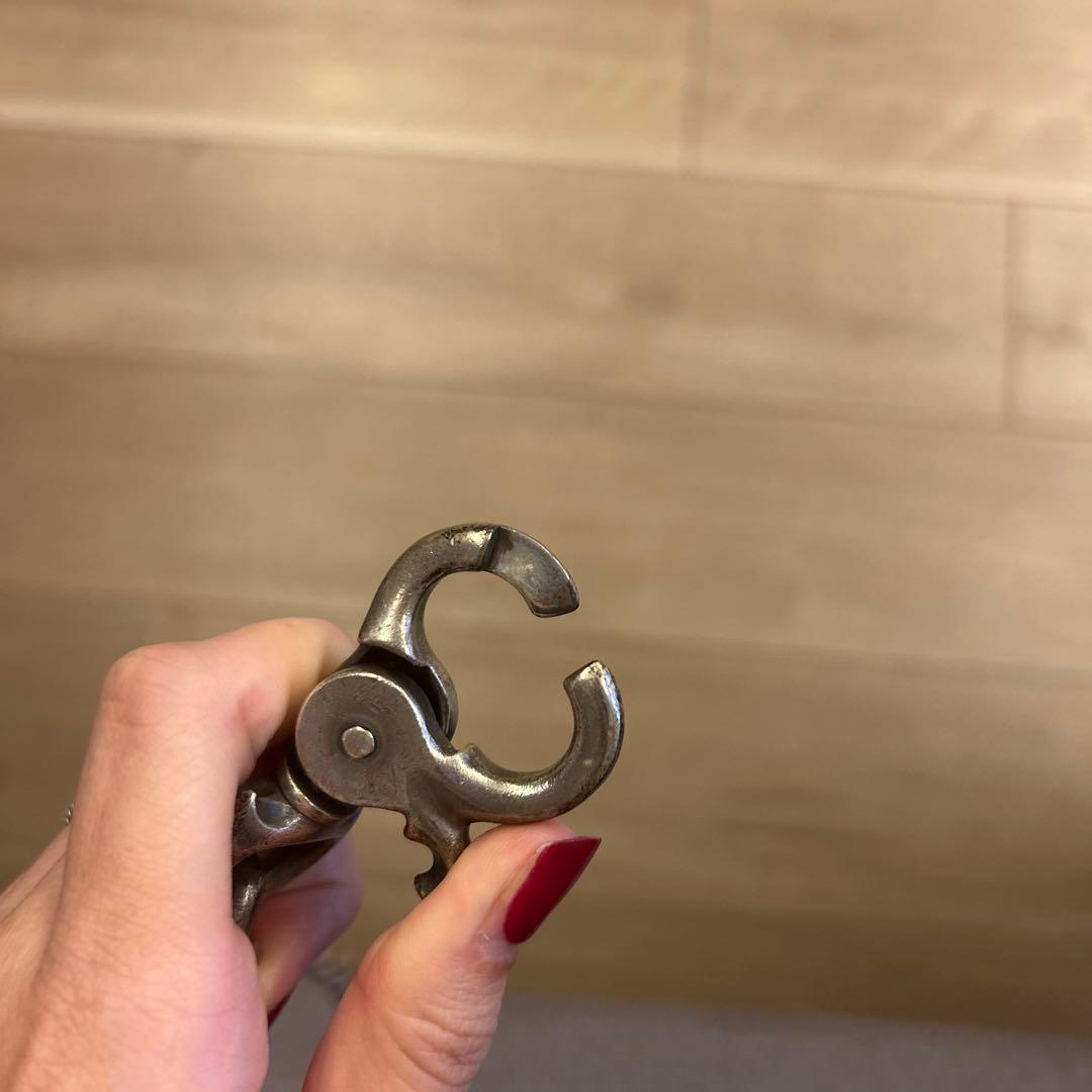 値下げ　ルードギャラリー　スカルデザイン ウォレットチェーン RG刻印