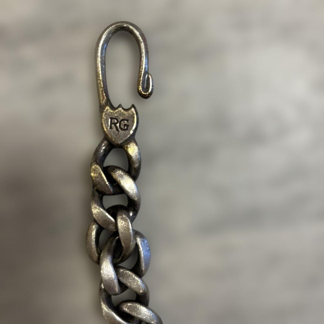 値下げ　ルードギャラリー　スカルデザイン ウォレットチェーン RG刻印