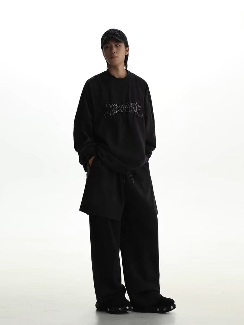 オーバーサイズ パッチロゴ ロンTEE CT6105【M.P Studios】