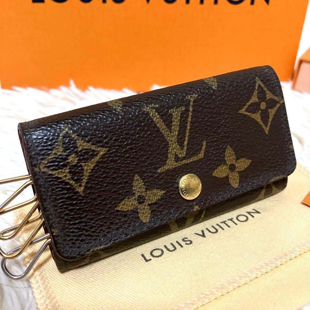 ルイヴィトン＊4連キーケース モノグラム ゴールド金具