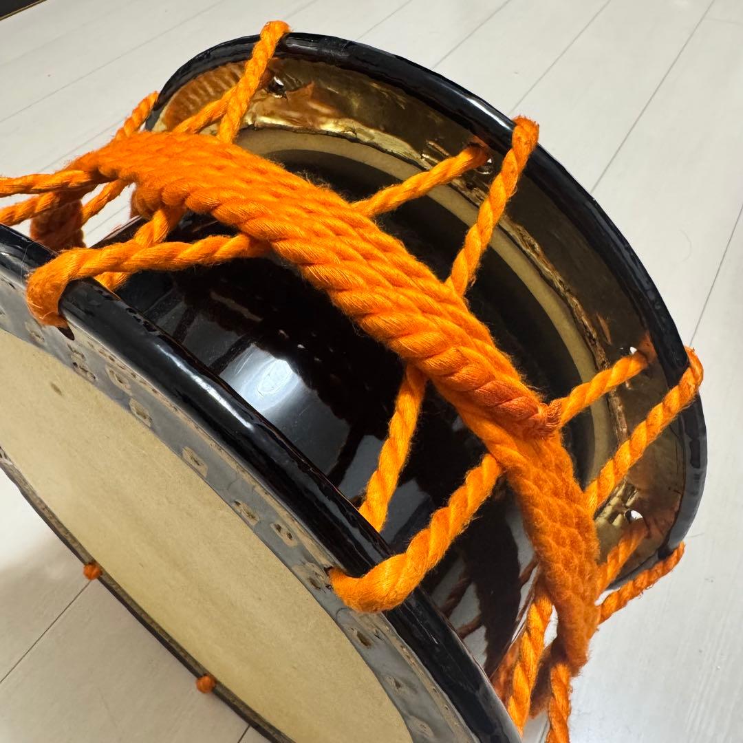 締太鼓 和太鼓 和楽器 バチ付き 伝統芸能