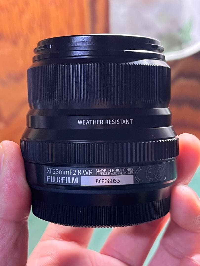 【レッド】Fujifilm XF 23mm F2 R WRレンズ