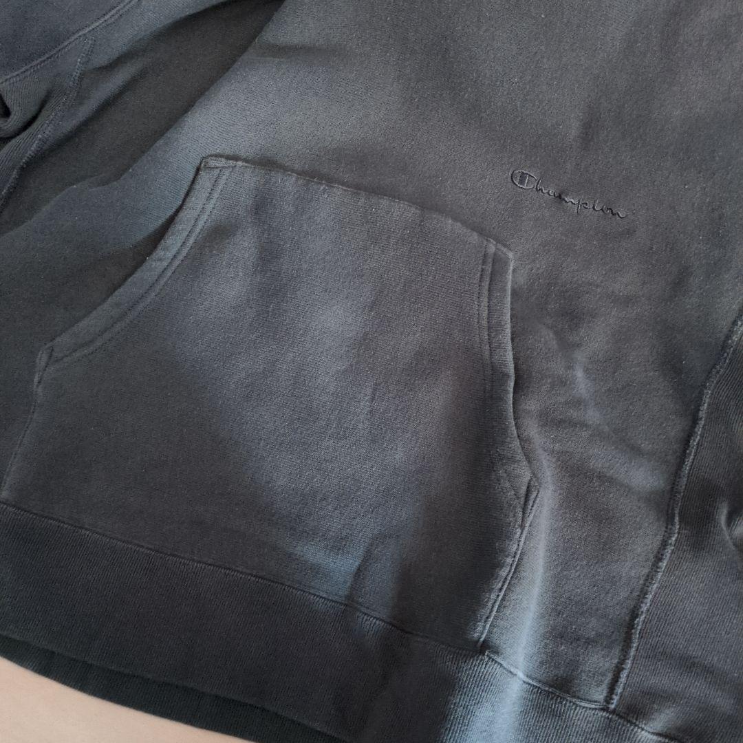 FRAMeWORK 別注リバースウィーブ　ハーフジップパーカーCHAMPION