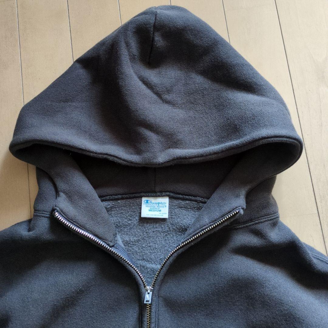 FRAMeWORK 別注リバースウィーブ　ハーフジップパーカーCHAMPION