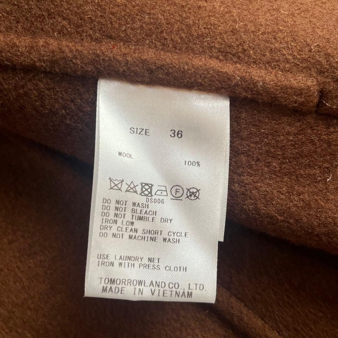 極美品✨ボールジィ プレミアムウールリバーデッドショートコート ブラウン S
