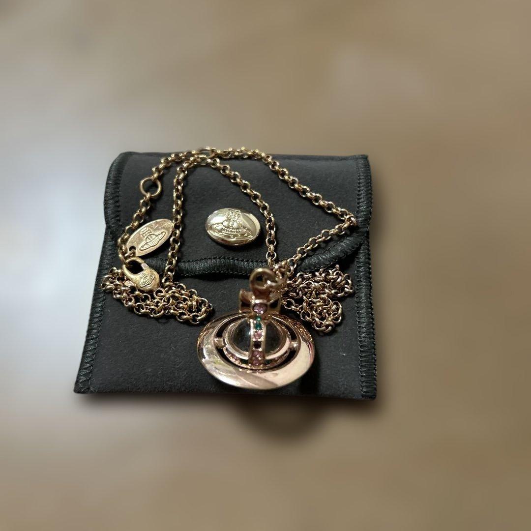 Vivienne Westwood オーブ ネックレス ピンクゴールド