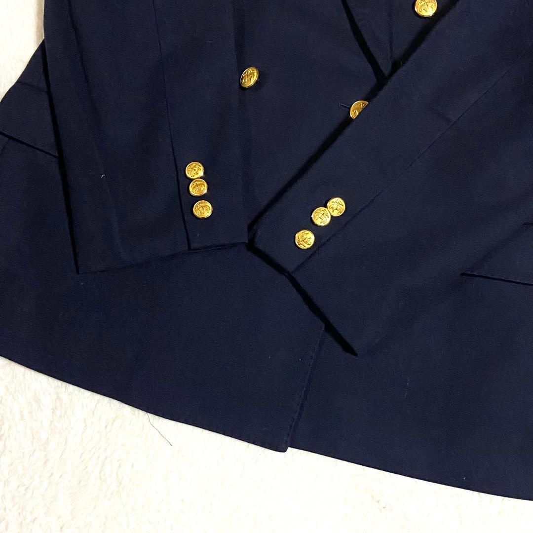 ブルックスブラザーズ ダブル 紺ブレ 金ボタン ネイビー Lサイズ