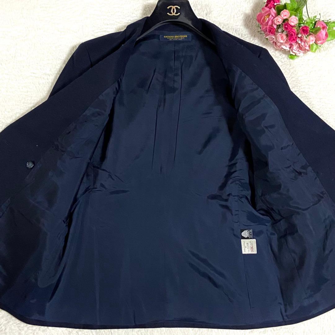 ブルックスブラザーズ ダブル 紺ブレ 金ボタン ネイビー Lサイズ