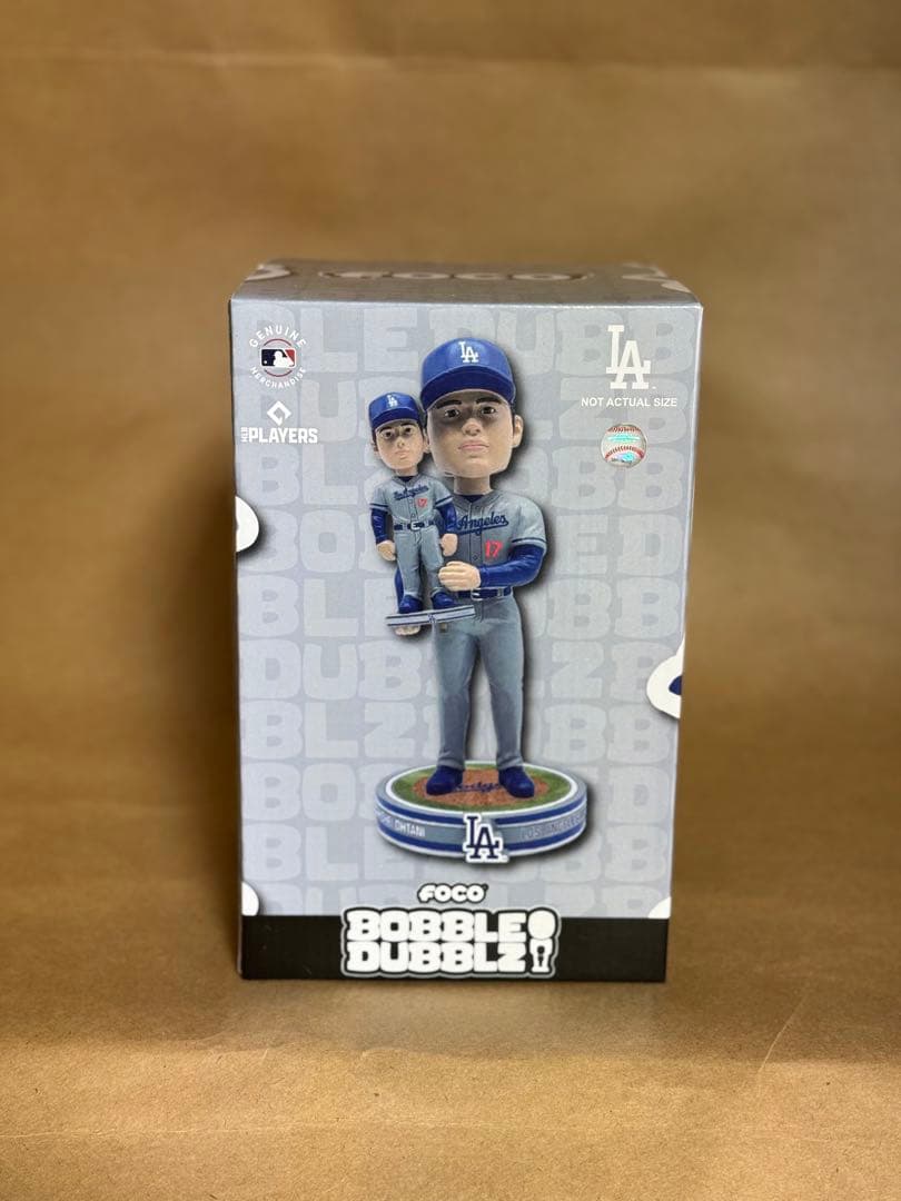限定　MLB ドジャース　大谷翔平 ボブルヘッドフィギュア グレーユニフォーム