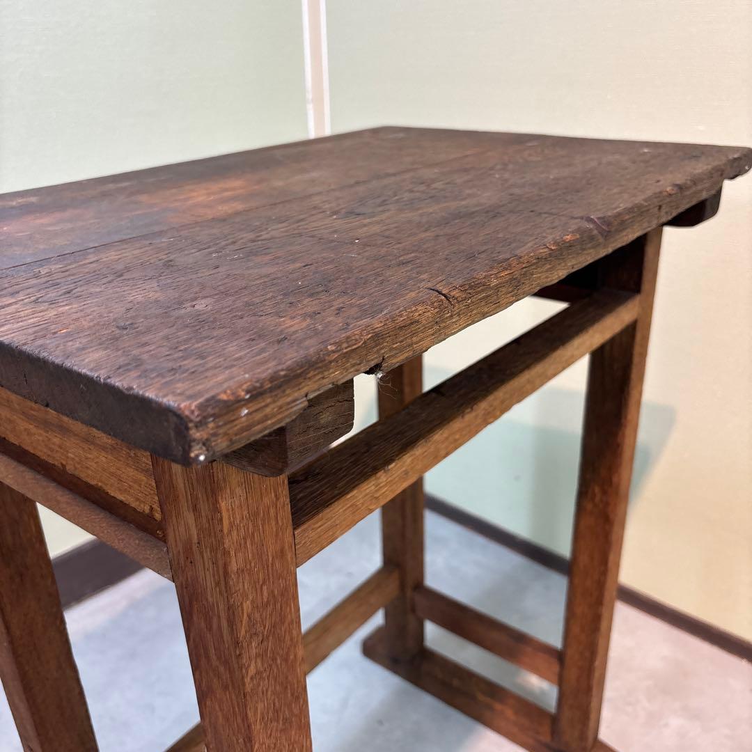 ヴィンテージデスク　昭和レトロ　小学校机 　アンティーク　机