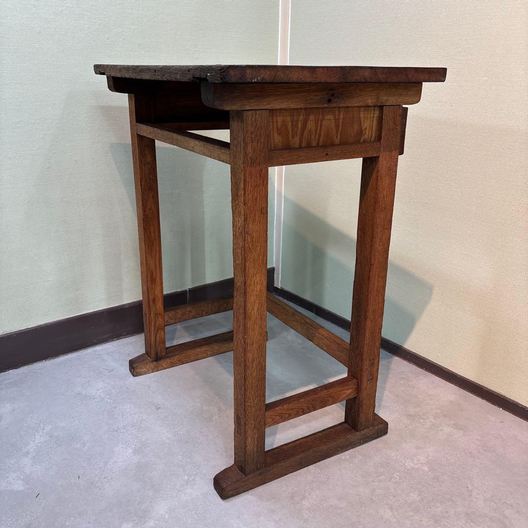 ヴィンテージデスク　昭和レトロ　小学校机 　アンティーク　机