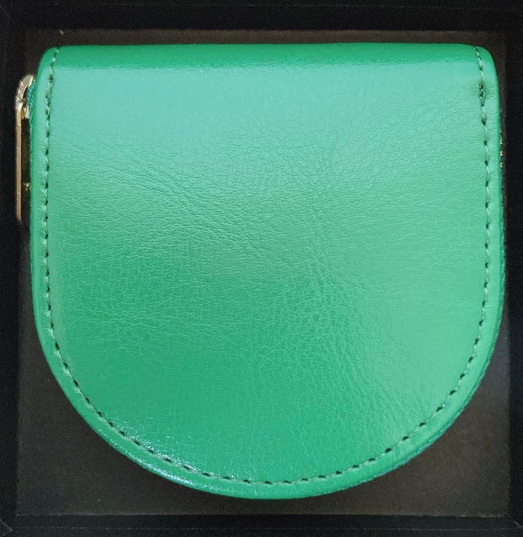 【新品未使用】皇居財布　ケース　小銭入れ　グリーン　緑　本革