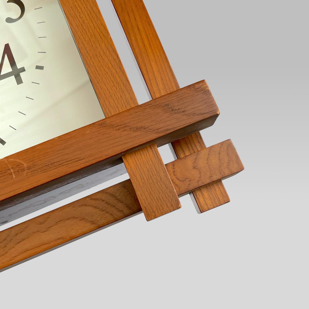 80s【SEIKO】ヴィンテージ モダンデザイン 掛け時計 ウォールクロック