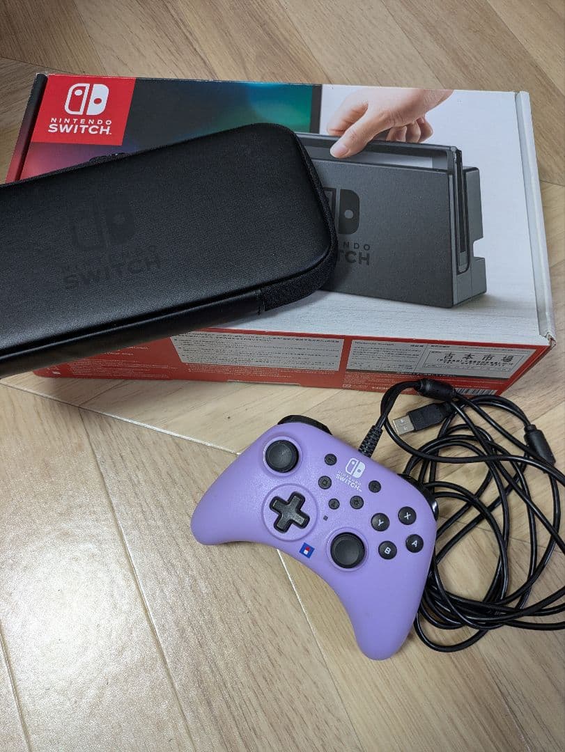 ニンテンドーSwitch本体＋携帯用ケース＋ホリ連写コントローラー
