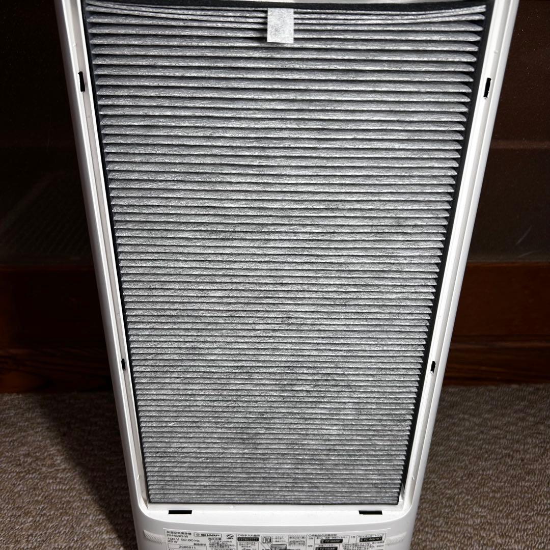 【未使用級】シャープ　加湿空気清浄機　プラズマクラスタ　KI-HS40-W