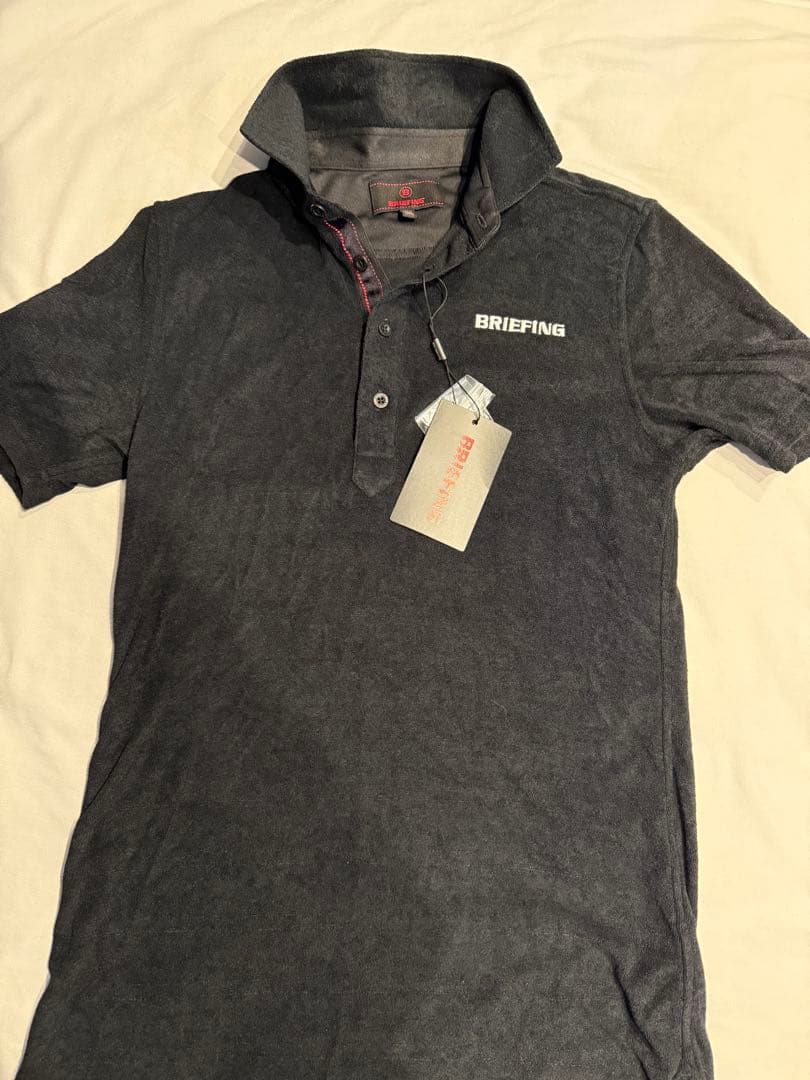 BRIEFING ブラック ポロシャツ