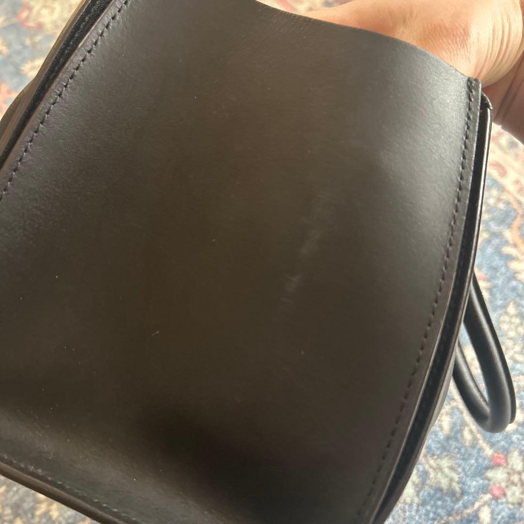 FURLA ミラノS ブラックレザー ショルダーバッグ