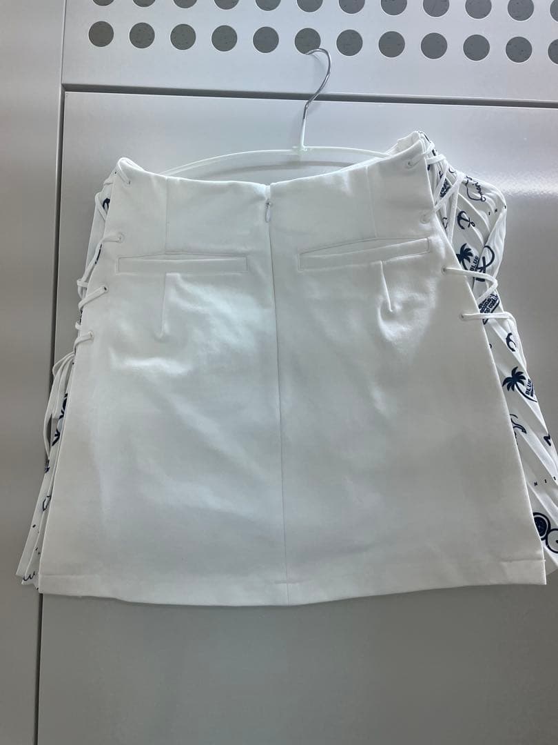 mutaレディース ゴルフ スカート ホワイト