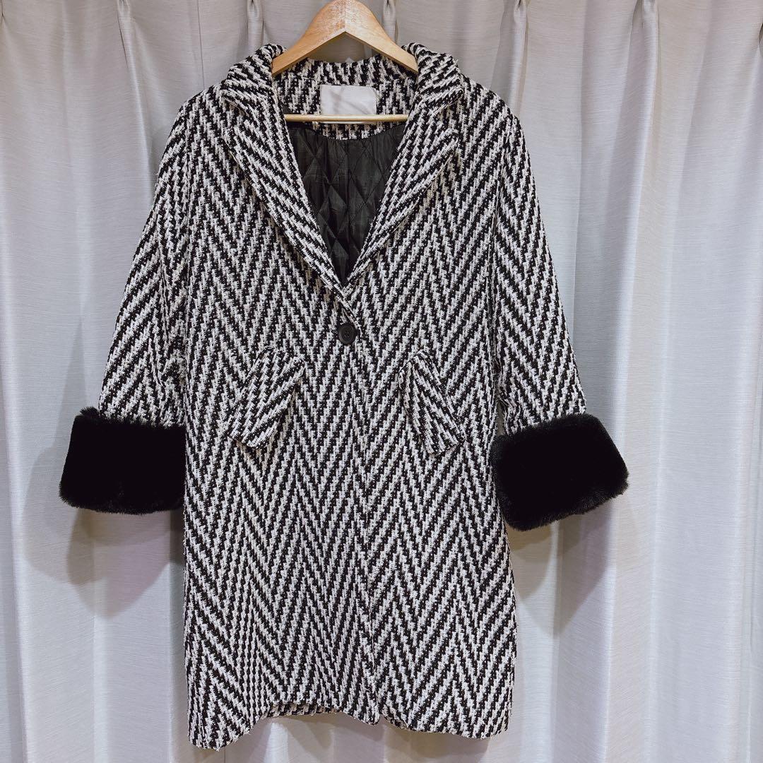 お値下♡【極美品】✨️ Glam Lips ファーロングコート