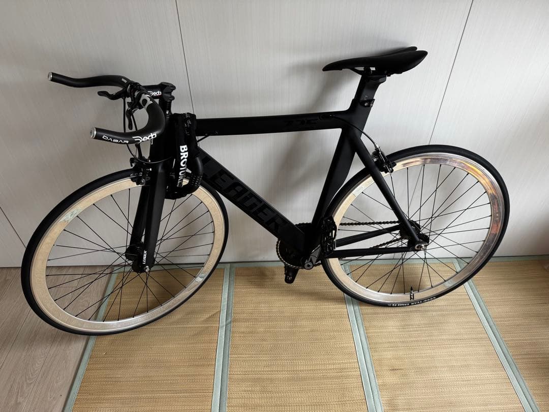 LEADER BIKE 735TR ピストバイク ブラック　Ｌサイズ