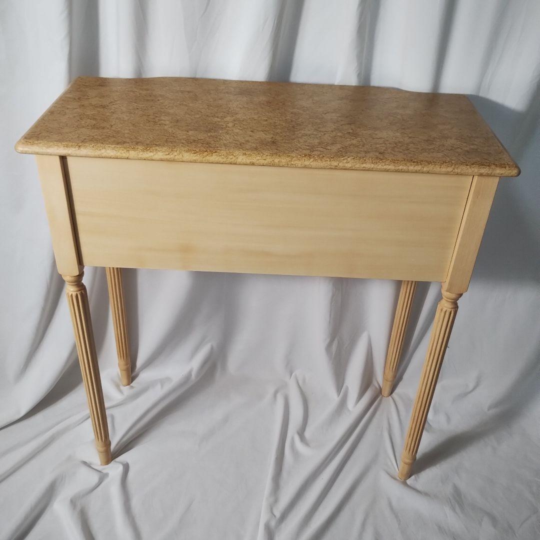 イタリア アンティーク チェストテーブル リーフ シャビーシック