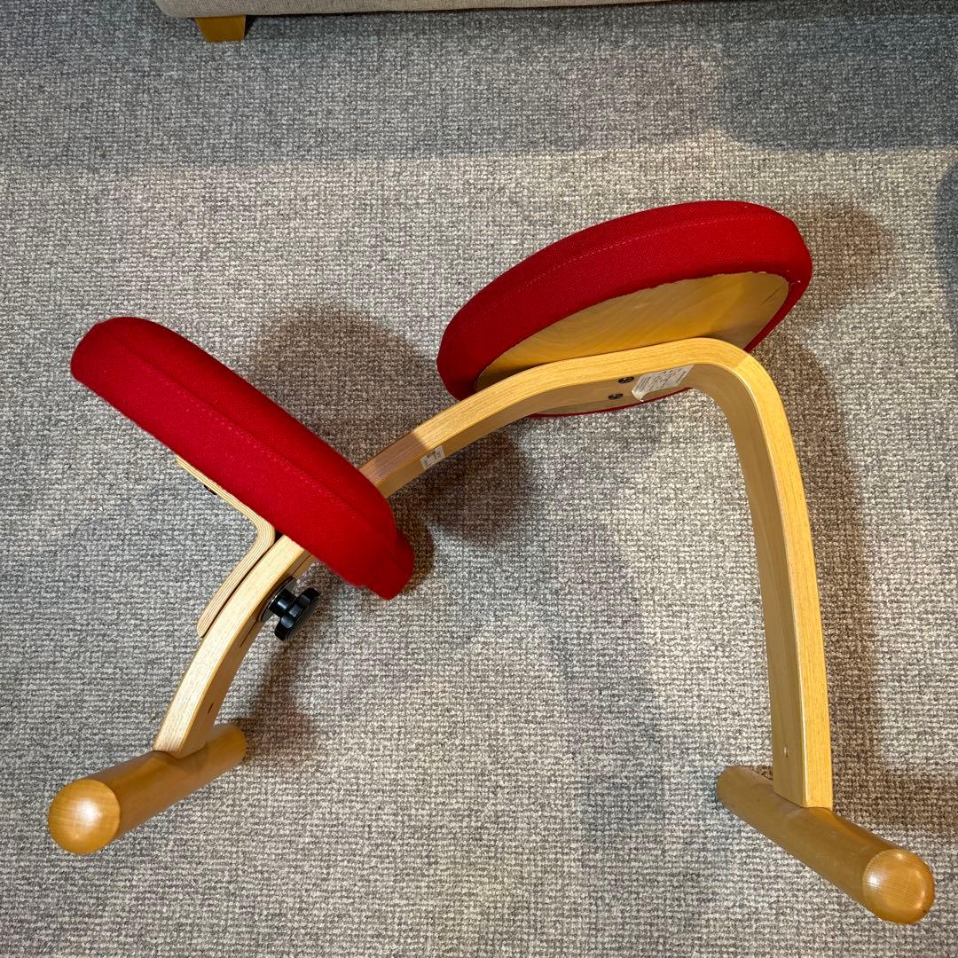 希少【ノルウェー製】【ウール100%座面】リボ社製　バランスチェア・イージー