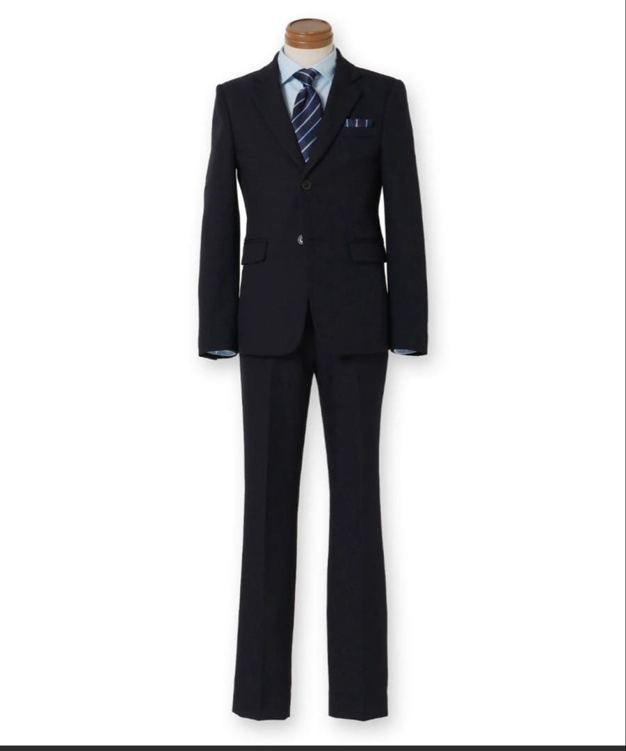 のの男の子入学式キッズスーツセット紺160 CHOPIN 2025美品