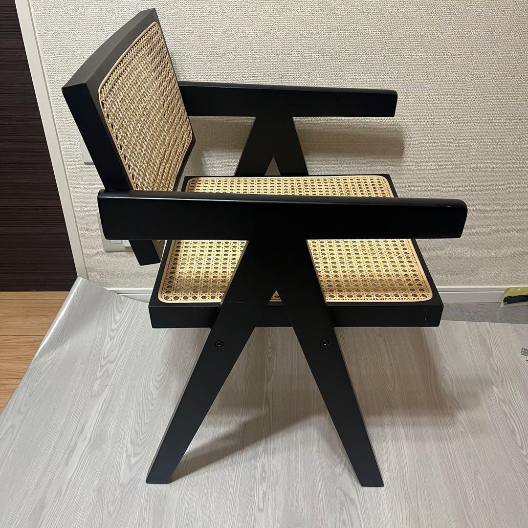 ピエールジャンヌレ ダイニングチェア リプロ　Pierre Jeanneret