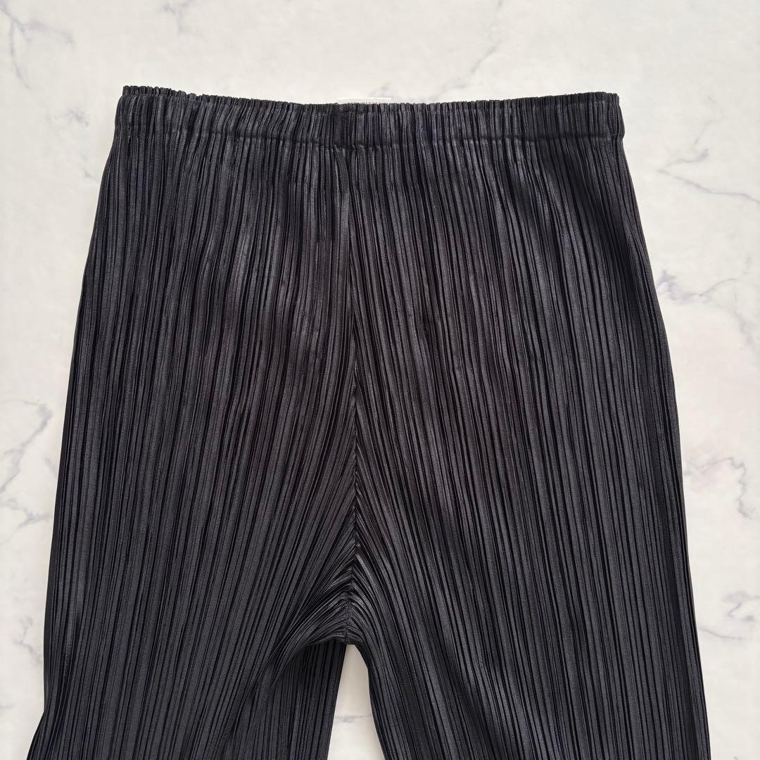 美品 プリーツプリーズ パンツ ブラック サイズ1