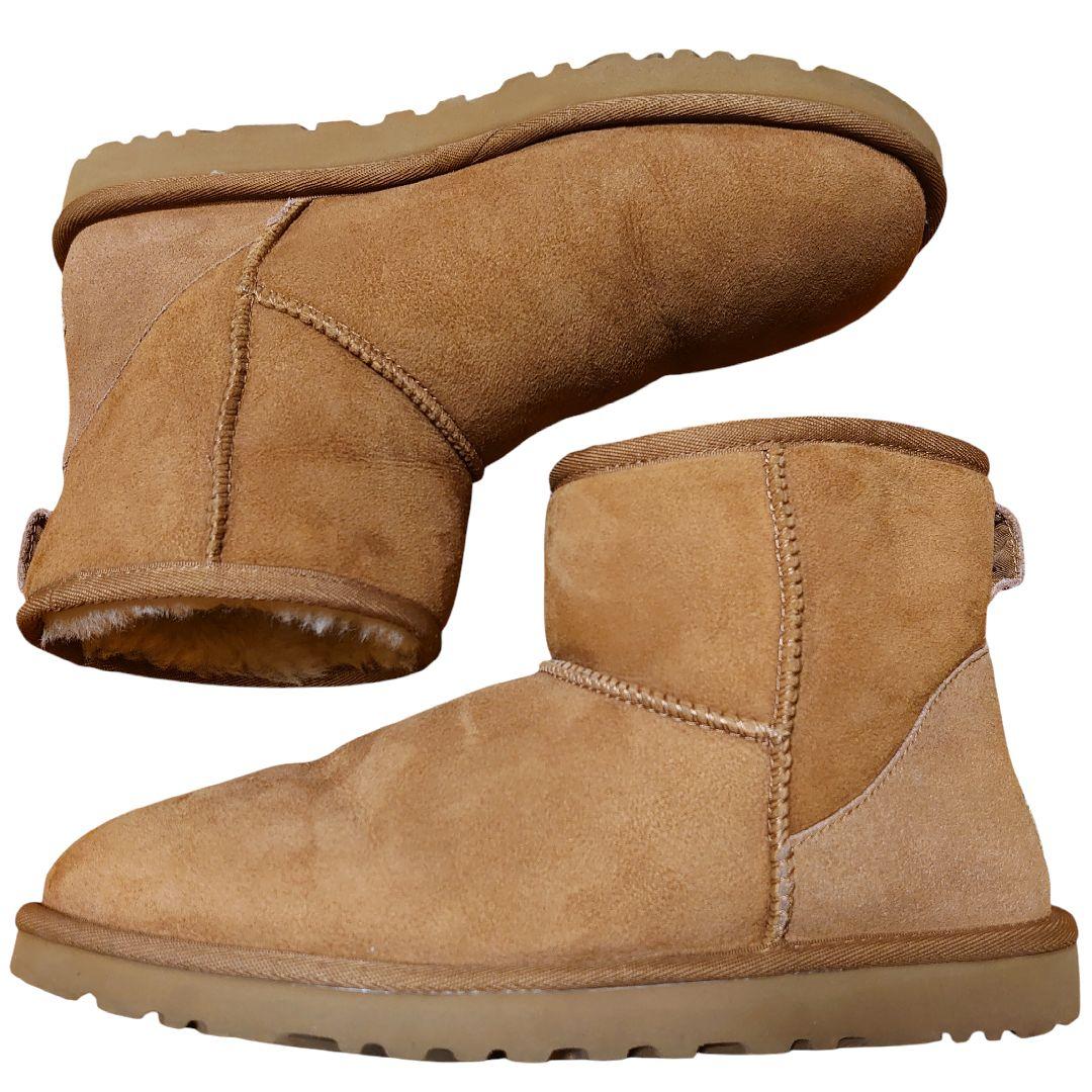 【美品】UGG クラシック ミニ ムートン ショートブーツ 26cm