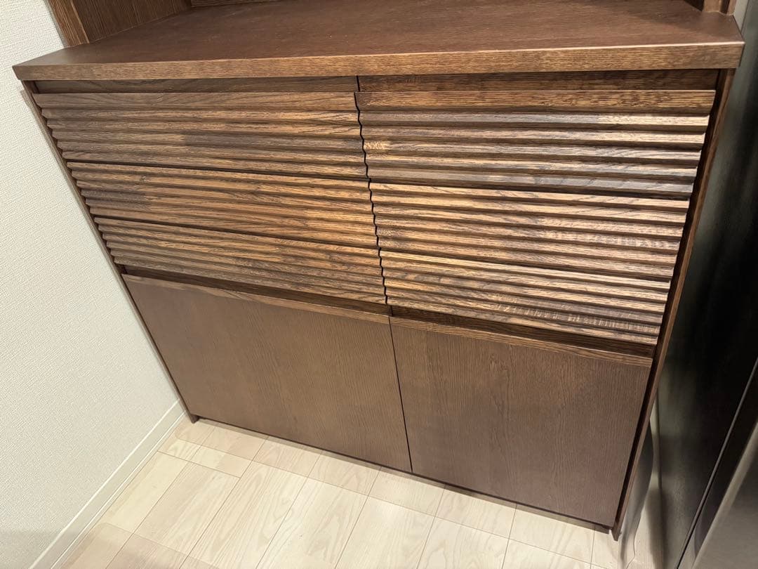 カリモク ネイビ 食器棚