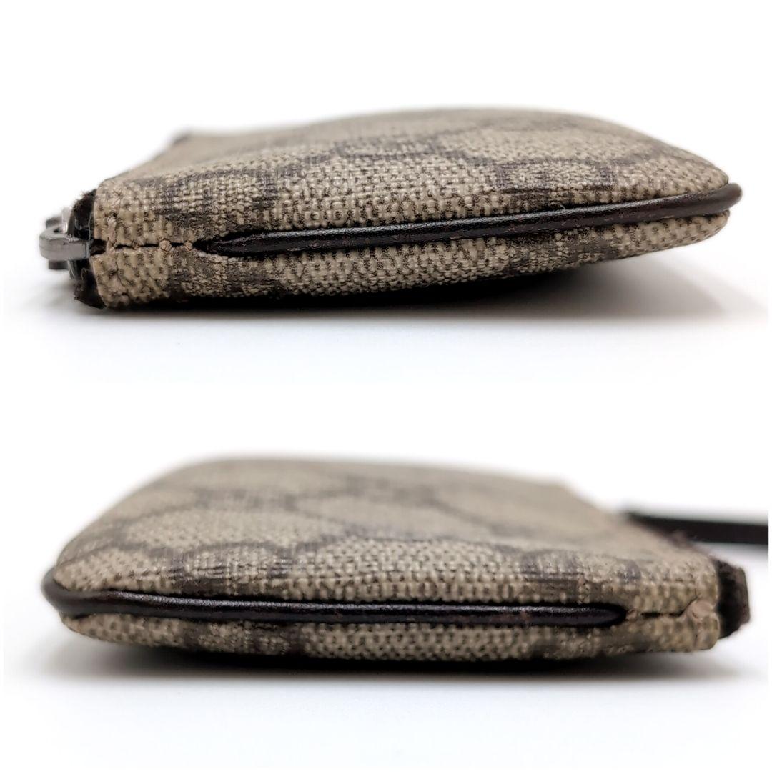 GUCCI　ケース　GGスプリーム　小銭入れ　グッチ　PVCレザー　美品