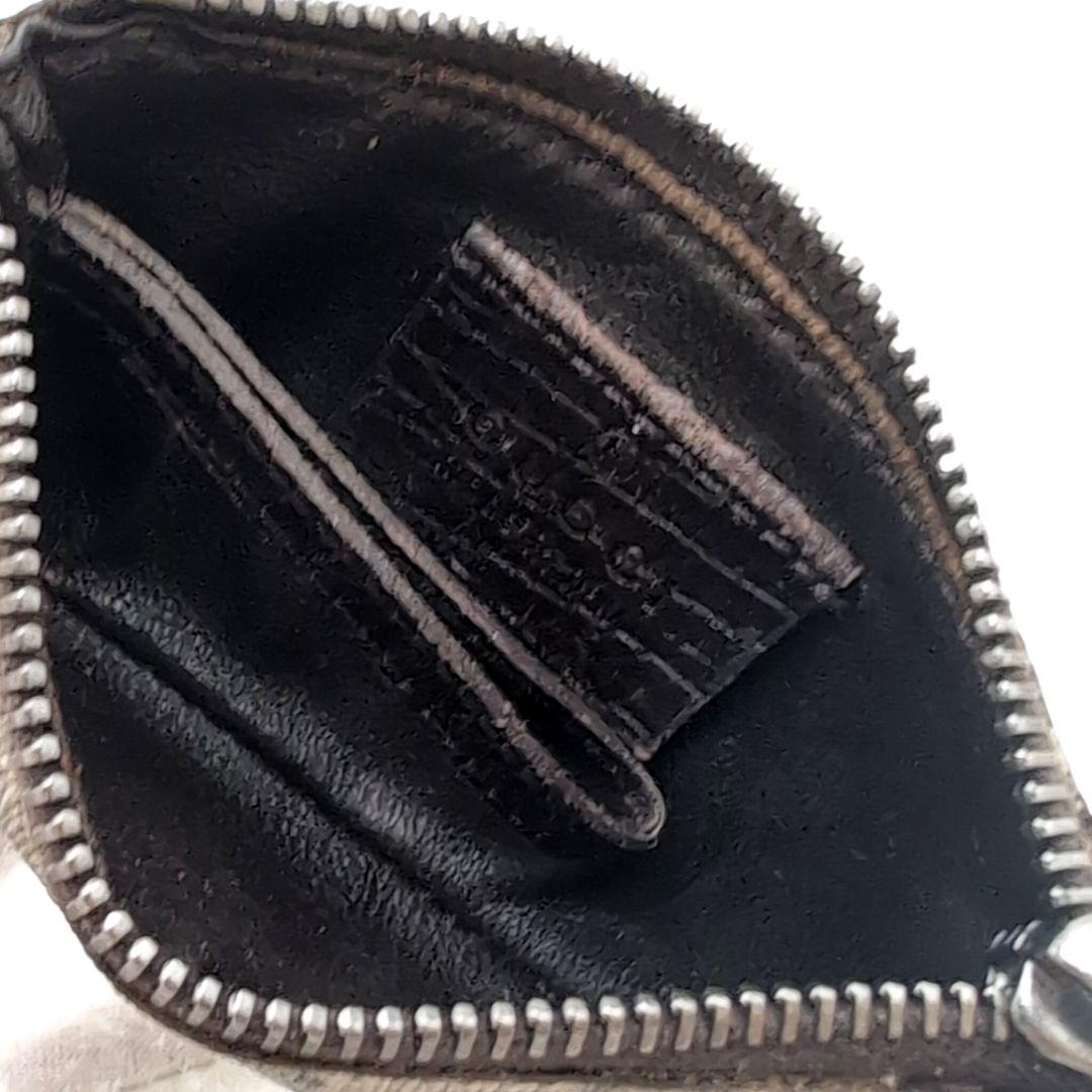 GUCCI　ケース　GGスプリーム　小銭入れ　グッチ　PVCレザー　美品