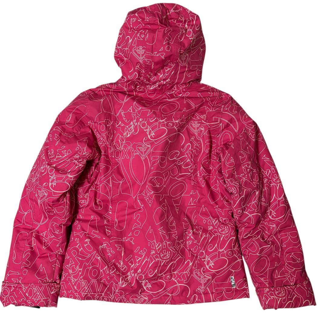 【美品】ROXY ロキシー スキーウェア　上下セット　M 総柄　ファー