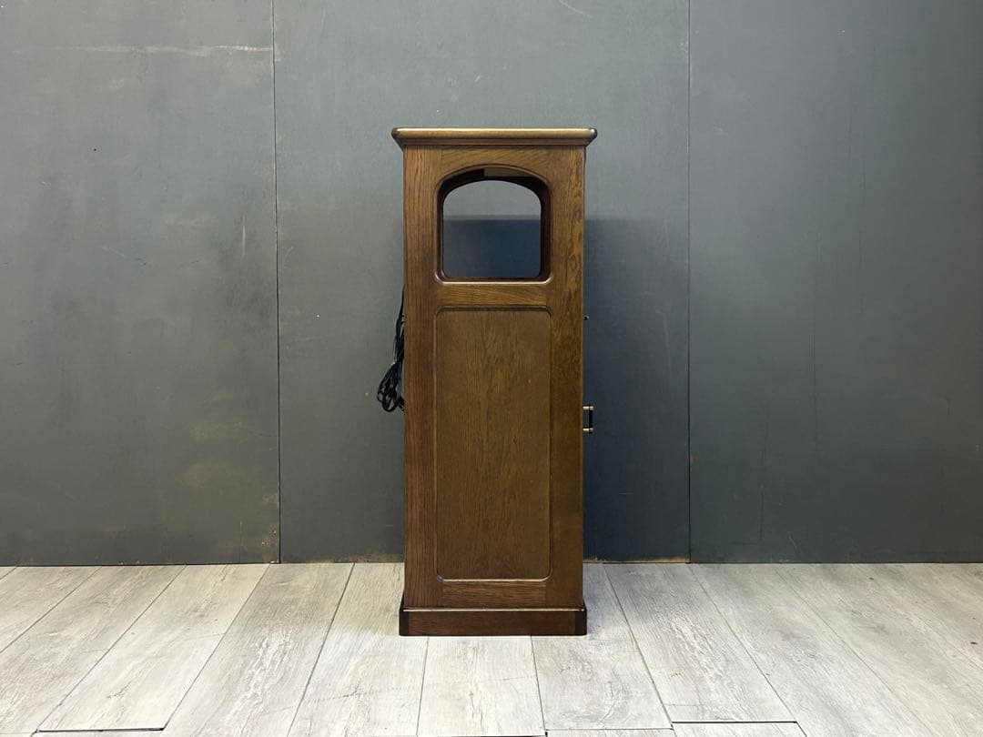 カリモク　karimoku コンセント付き　電話台　キッチンボード　レトロ　nz