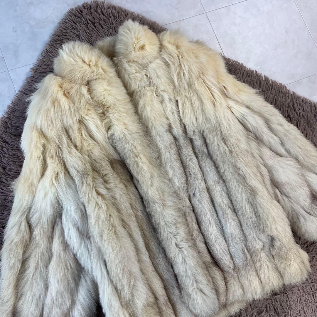 SAGA FOX✨サガフォックス 毛皮コートランチフォックス 大きいサイズ13号