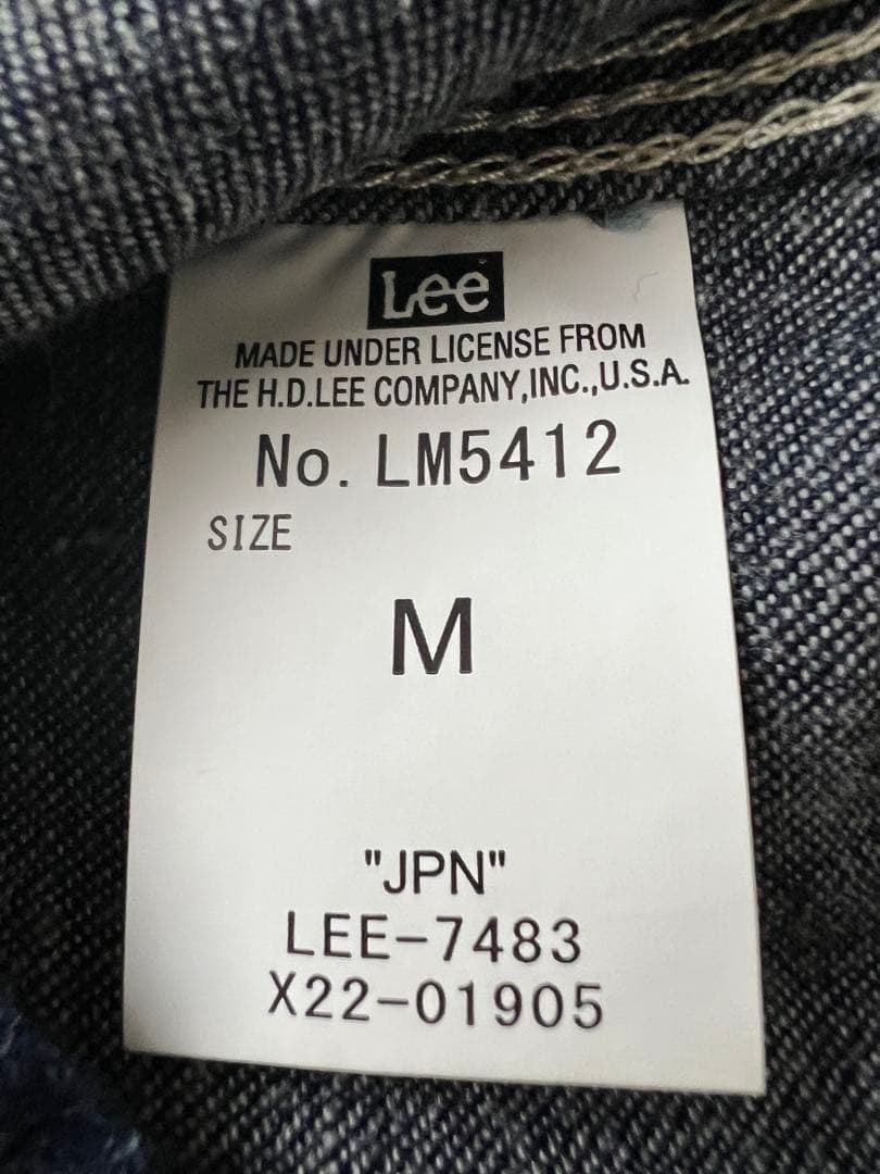 s*3様 Lee メンズ デニム カバーオール ㊳ M ブルー系