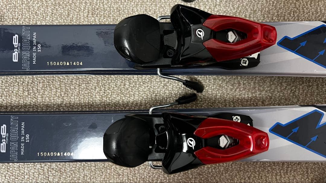 BXB 男女兼用スキーセット❗️ブーツ❗️ポール ❗️ケース付きWAX済み