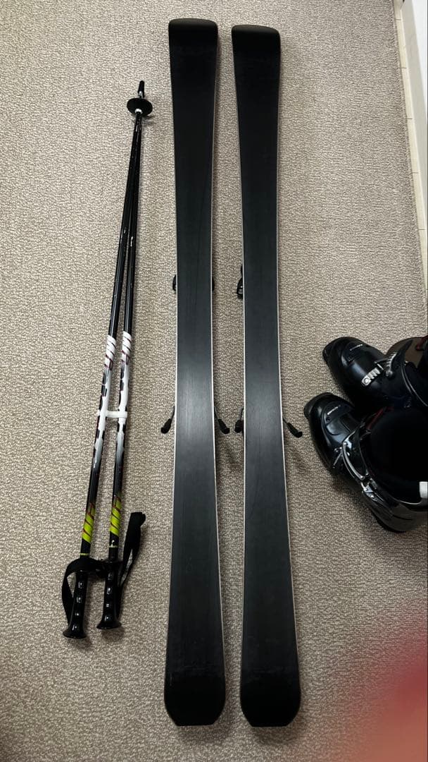 BXB 男女兼用スキーセット❗️ブーツ❗️ポール ❗️ケース付きWAX済み