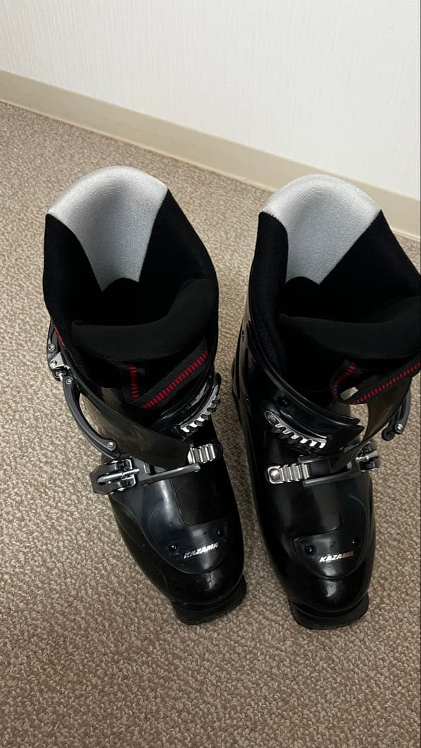 BXB 男女兼用スキーセット❗️ブーツ❗️ポール ❗️ケース付きWAX済み